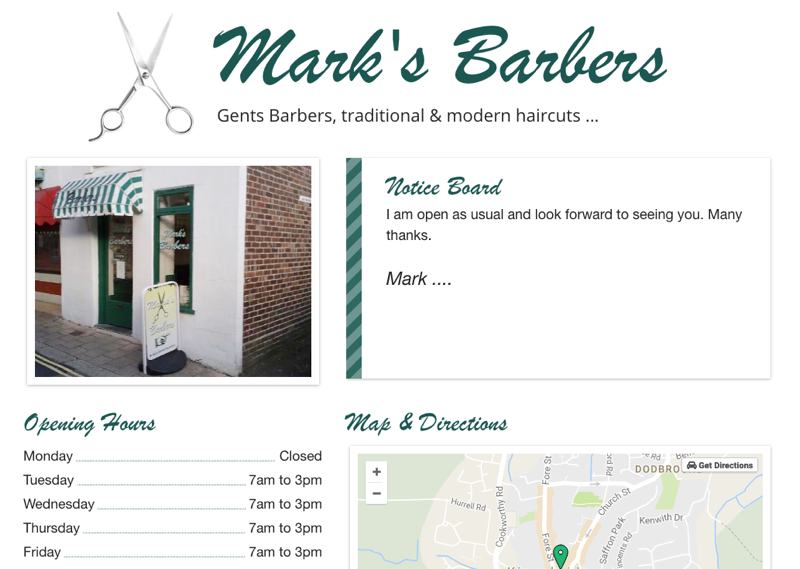 Mark’s Barbers